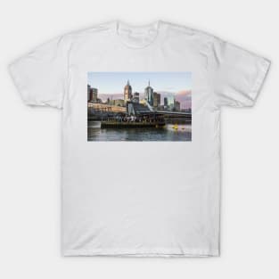 Southbank footbridge, Melbourne, Victoria, Australia. T-Shirt